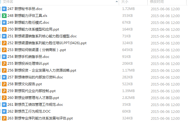 名企內部資料庫(資料二300套)