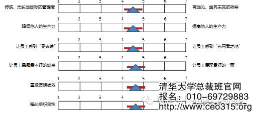 領導者實際的績效標準與差距
